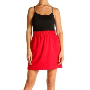 J. Crew Mercantile Red All Day Wear A Line Skirt